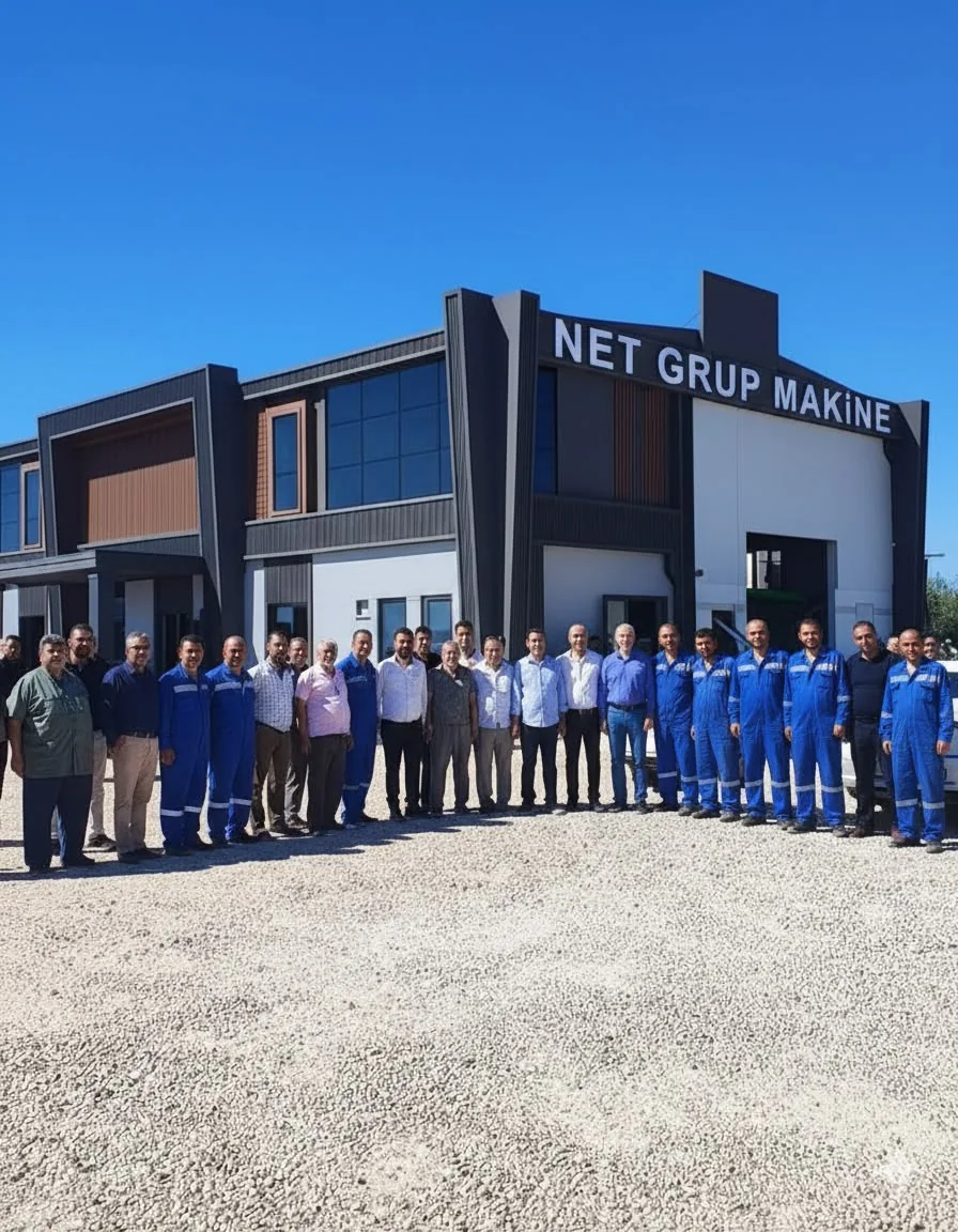 Net Makine üretim ve mühendislik ekibi